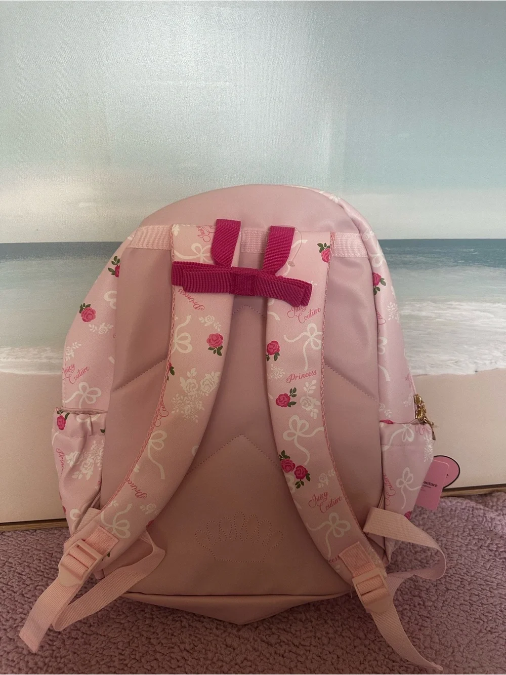 Juicy Couture Pink Floral Backpack